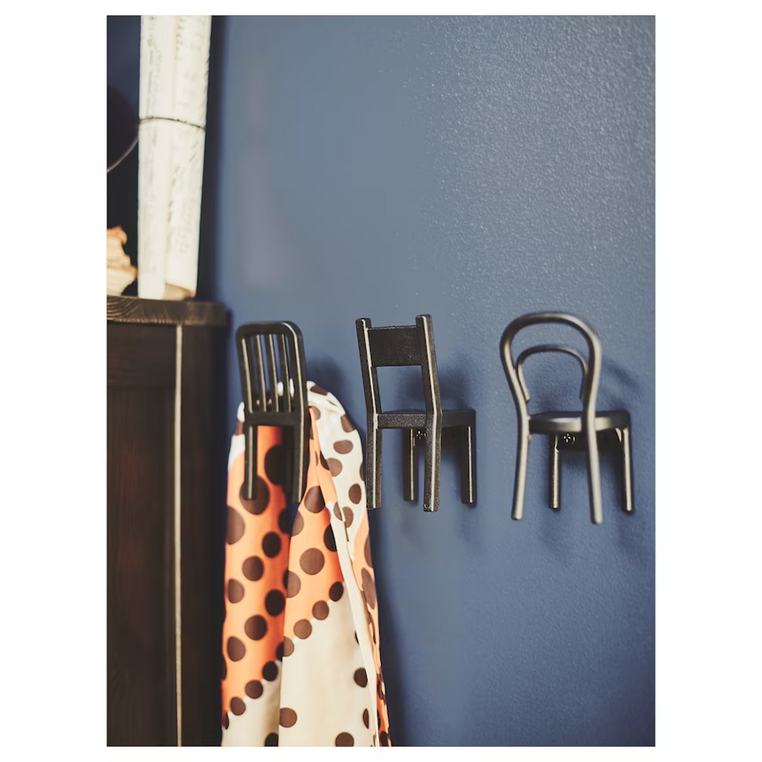 IKEA FJANTIG Hook, black