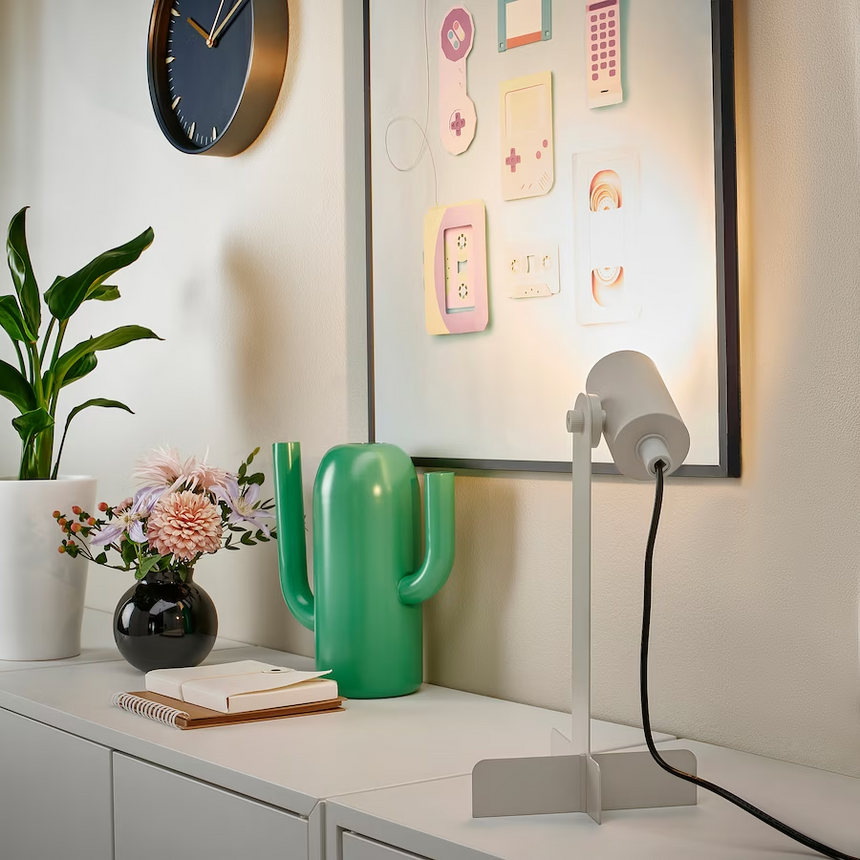 IKEA FLOTTILJ Desk Lamp, Beige