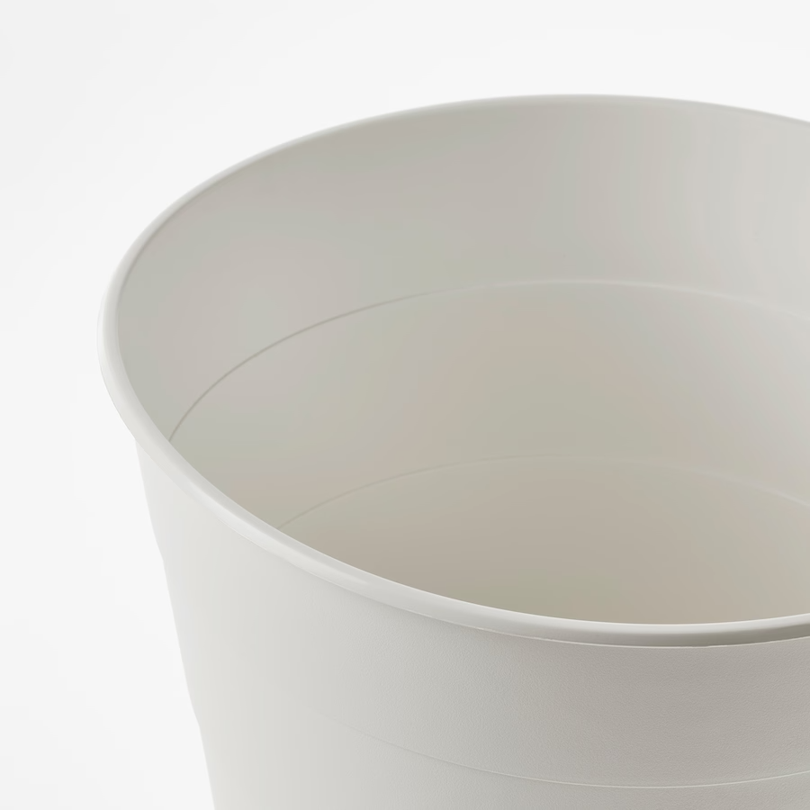 IKEA FNISS waste bin white 10 L