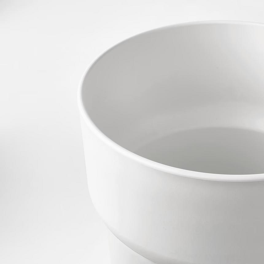 IKEA, FORENLIG plant pot in/outdoor white 24 cm