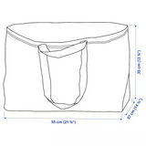 IKEA FRAKTA Carrier bag, large, blue, 55x37x35 cm/71 l