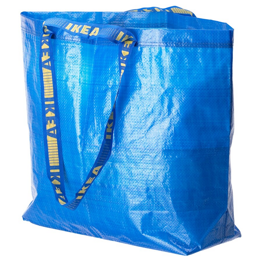 IKEA FRAKTA Carrier bag, medium, blue, 45x18x45 cm/36 L