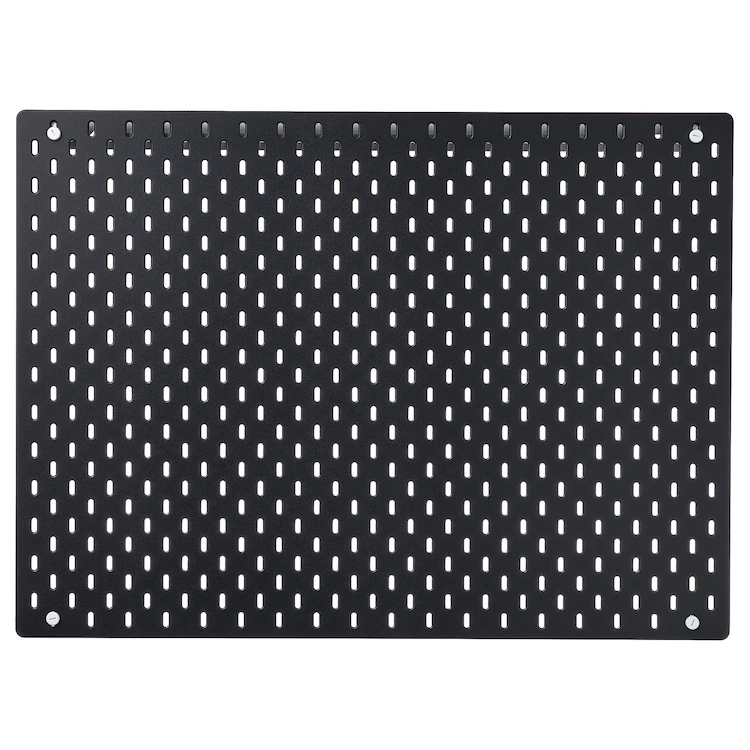 IKEA SKADIS pegboard, black, 76x56 cm