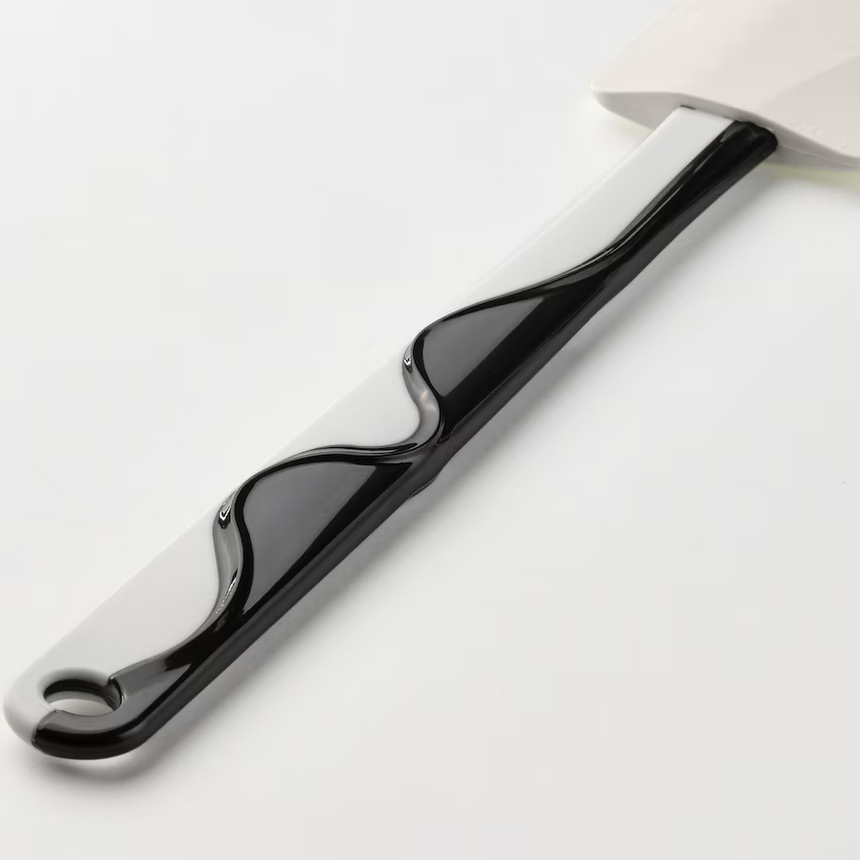 IKEA GUBBRORA Rubber spatula, black/white