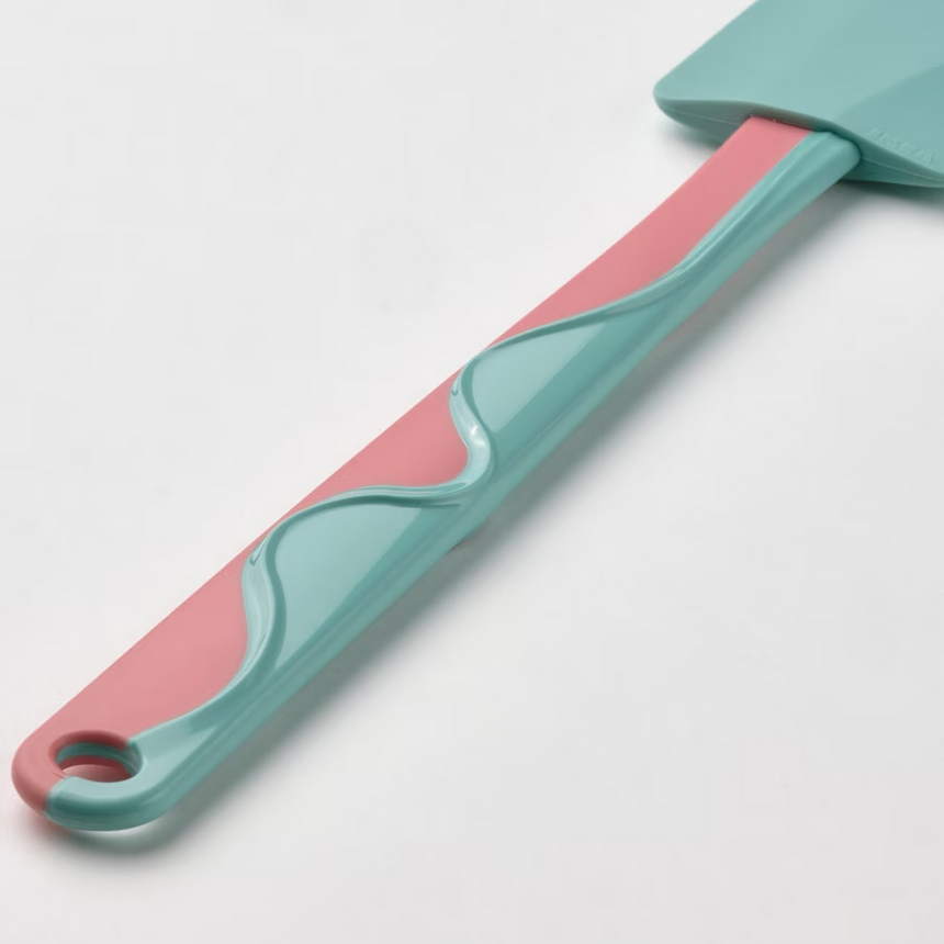 IKEA GUBBRORA Rubber Spatula, Turquoise/Pink