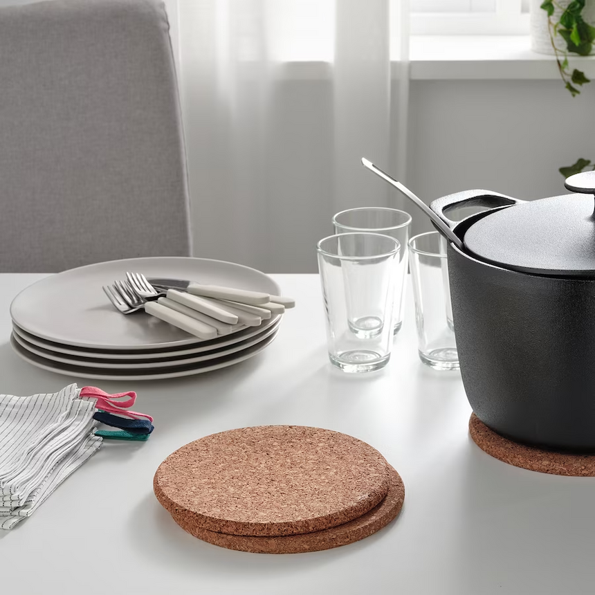 IKEA HEAT Pot Stand, Cork, 19 cm