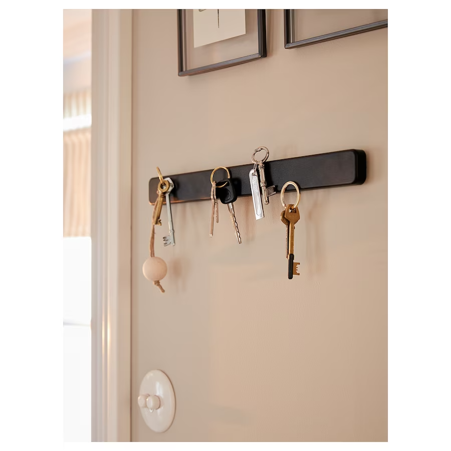IKEA HULTARP magnetic knife rack black 38 cm