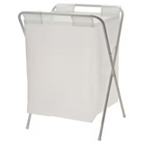 IKEA JALL Laundry Bag with Stand White 50 L