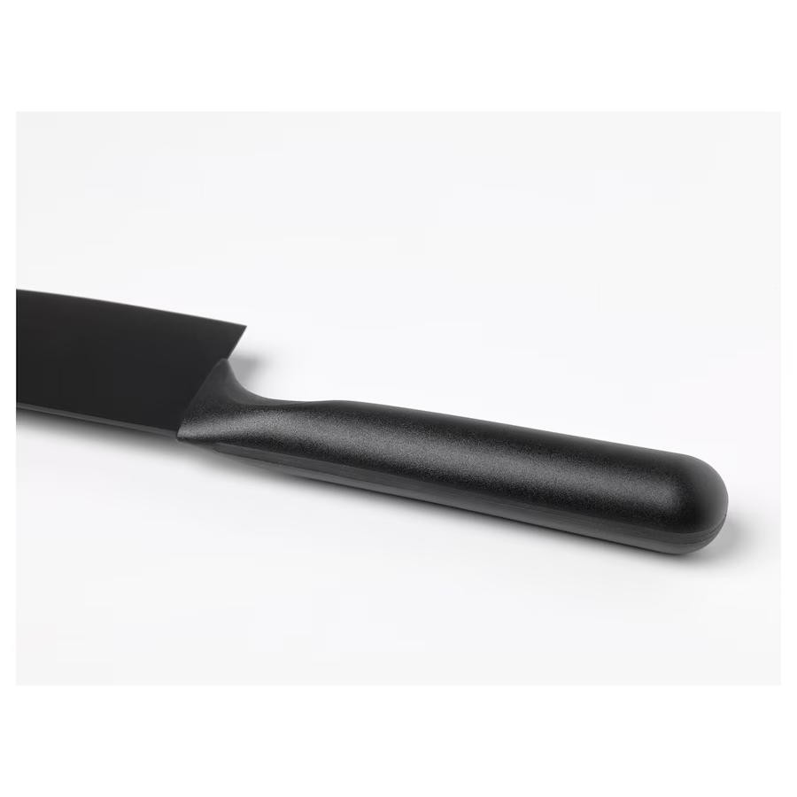 IKEA, JAMFORA Knife Block with 3 Knives Black