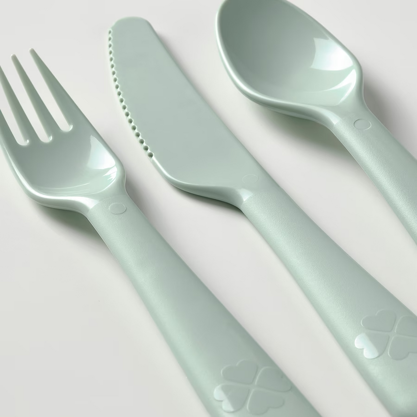 IKEA KALAS 18-piece cutlery set, mixed colours