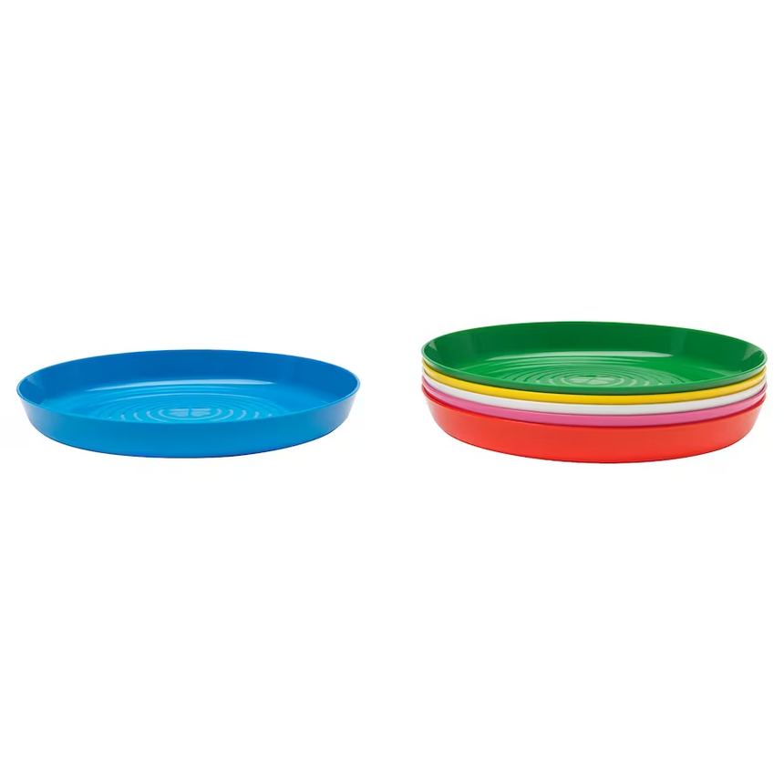 IKEA KALAS Plate, multicolour