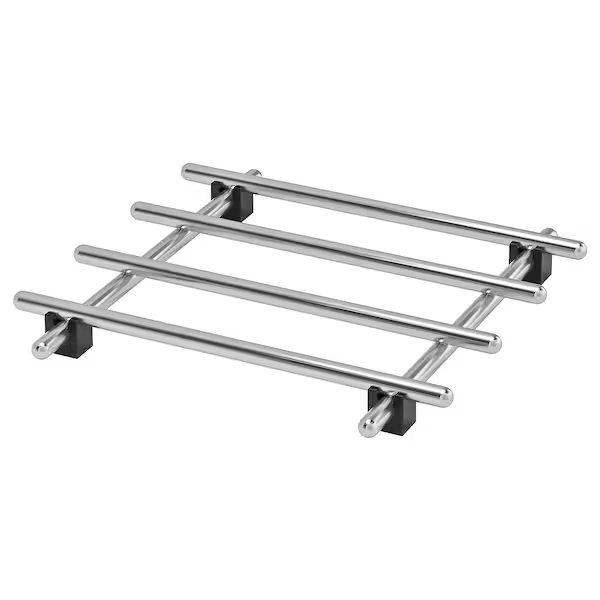 IKEA LAMPLIG Pot Stand, Stainless Steel, 18x18 cm