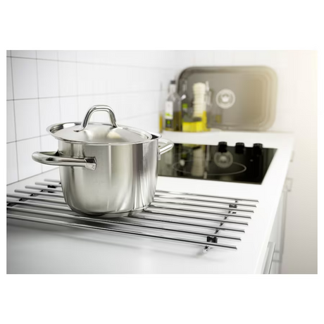 IKEA LAMPLIG Trivet, stainless steel, 50x28 cm