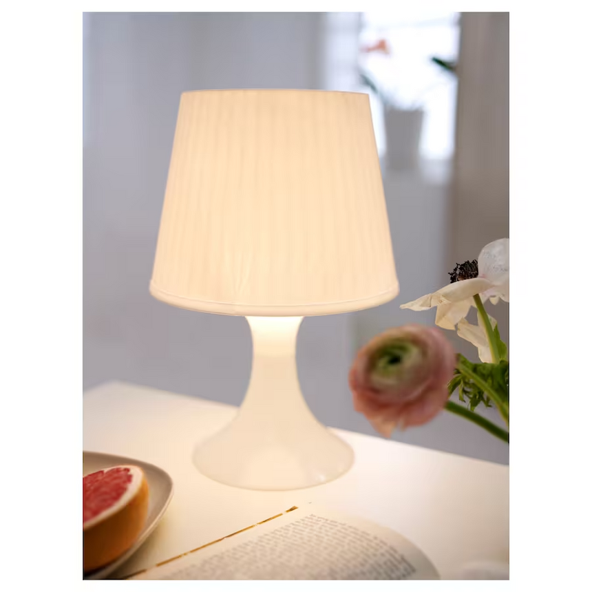 IKEA LAMPAN Table lamp, white, 29 cm