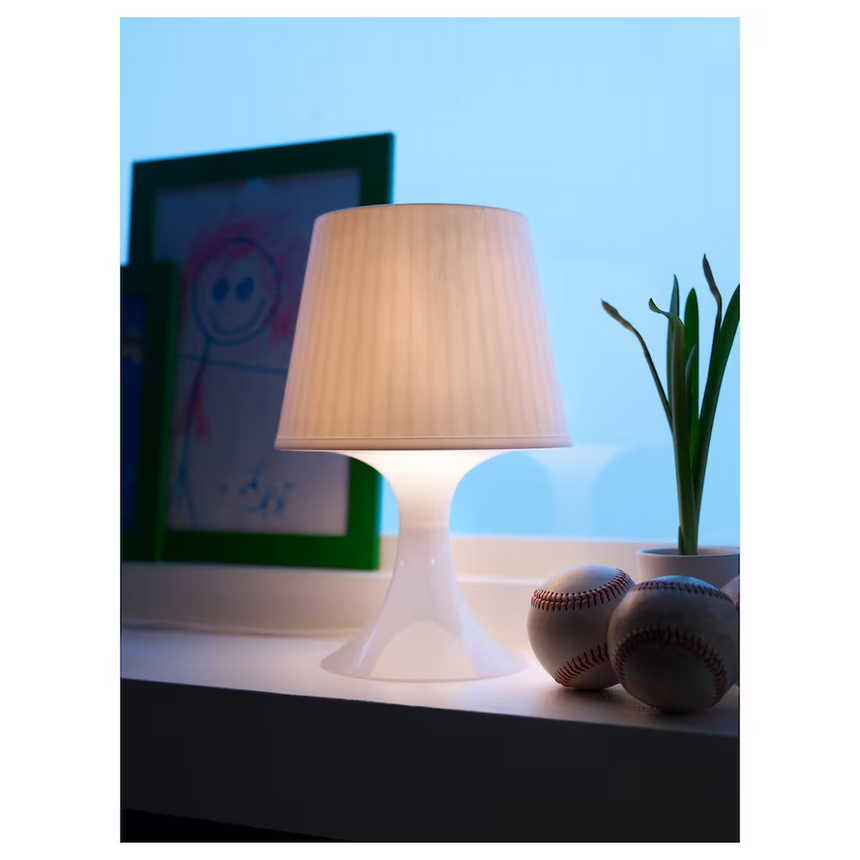 IKEA LAMPAN Table lamp, white, 29 cm