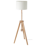 IKEA LAUTERS Floor lamp, ash/white