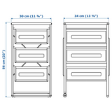 IKEA LENNART Drawer unit, white