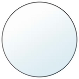 IKEA LINDBYN Mirror, black, 50 cm