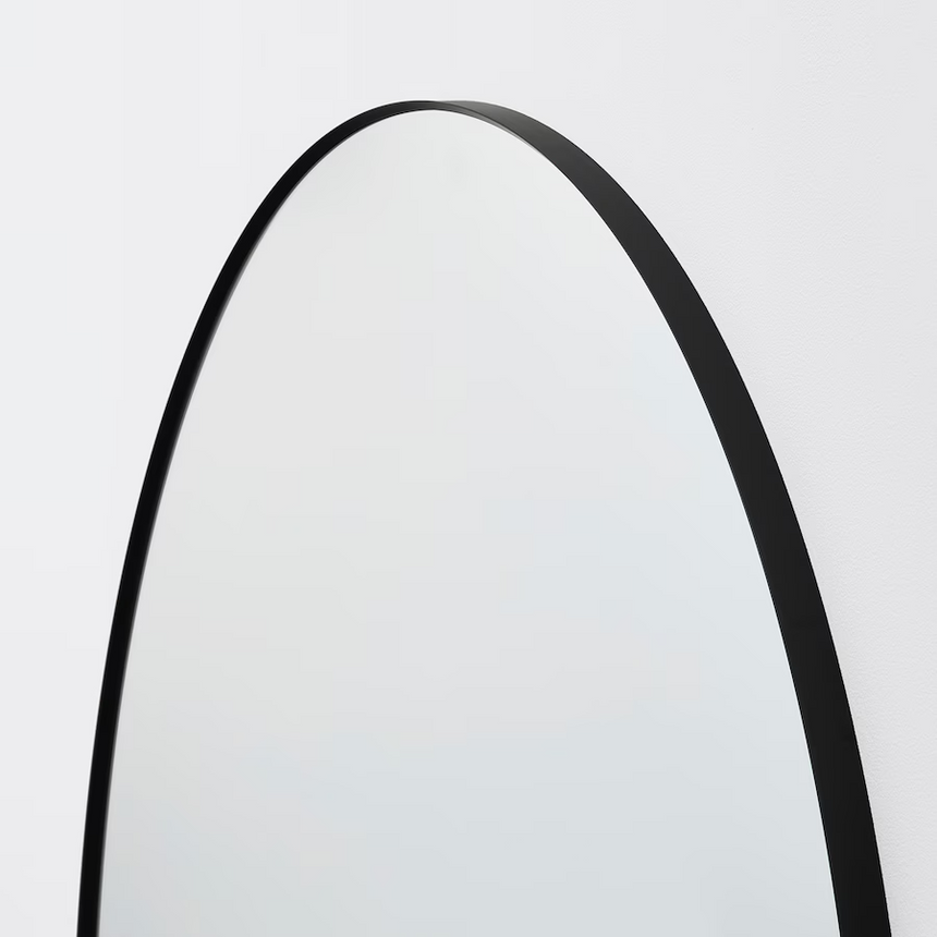 IKEA LINDBYN Mirror, black, 50 cm