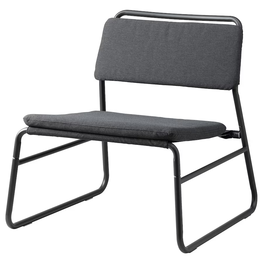 IKEA LINNEBACK Easy chair, Vissle dark grey (Pre Book) ChazeKart