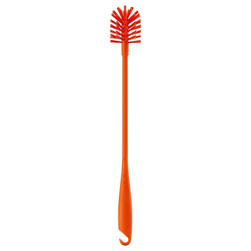 IKEA MEDELVAG bottle brush orange