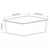 IKEA, NOJIG organiser plastic/beige 20x25x10 cm