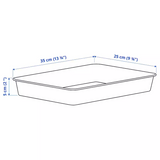 IKEA, NOJIG organiser plastic/beige 25x35x5 cm