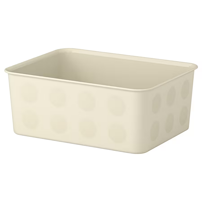 IKEA, NOJIG organiser plastic/beige 20x25x10 cm