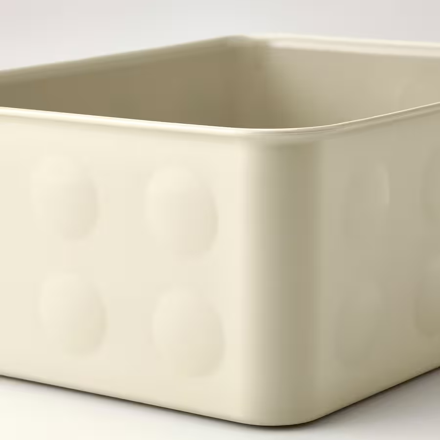IKEA, NOJIG organiser plastic/beige 20x25x10 cm