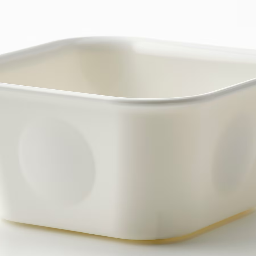 IKEA NOJIG Organiser, plastic/white, 10x10x5 cm (4x4x2 ")