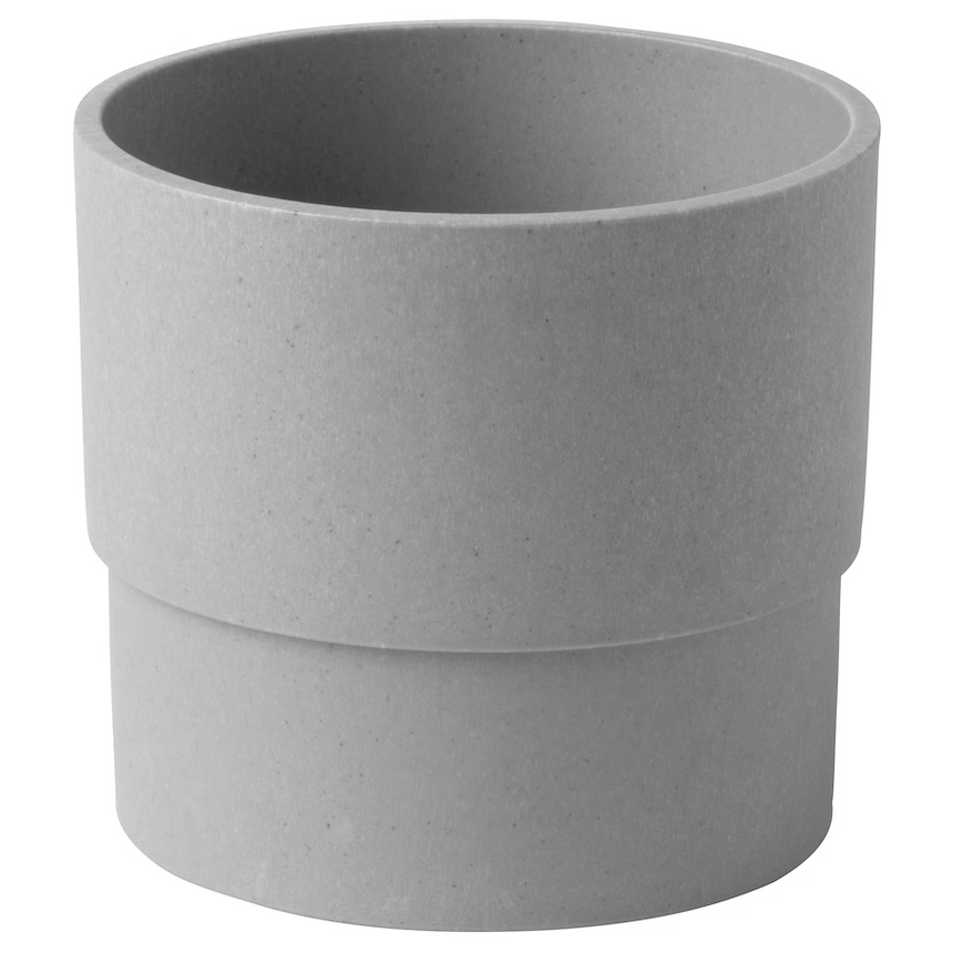 IKEA NYPON Plant pot, in/outdoor grey, 9 cm