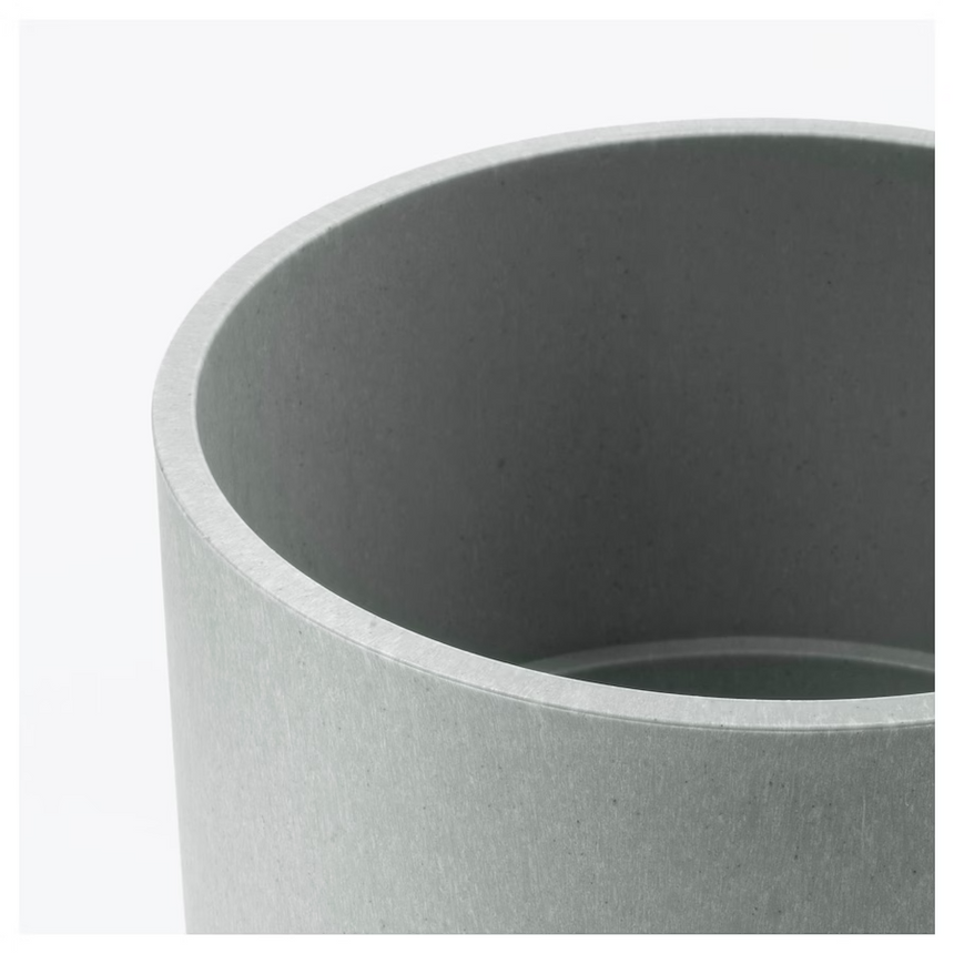 IKEA NYPON Plant pot, in/outdoor grey, 12 cm