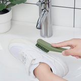 IKEA, PEPPRIG 2 in 1 shoe brush with scraper green/yellow (Prebook)