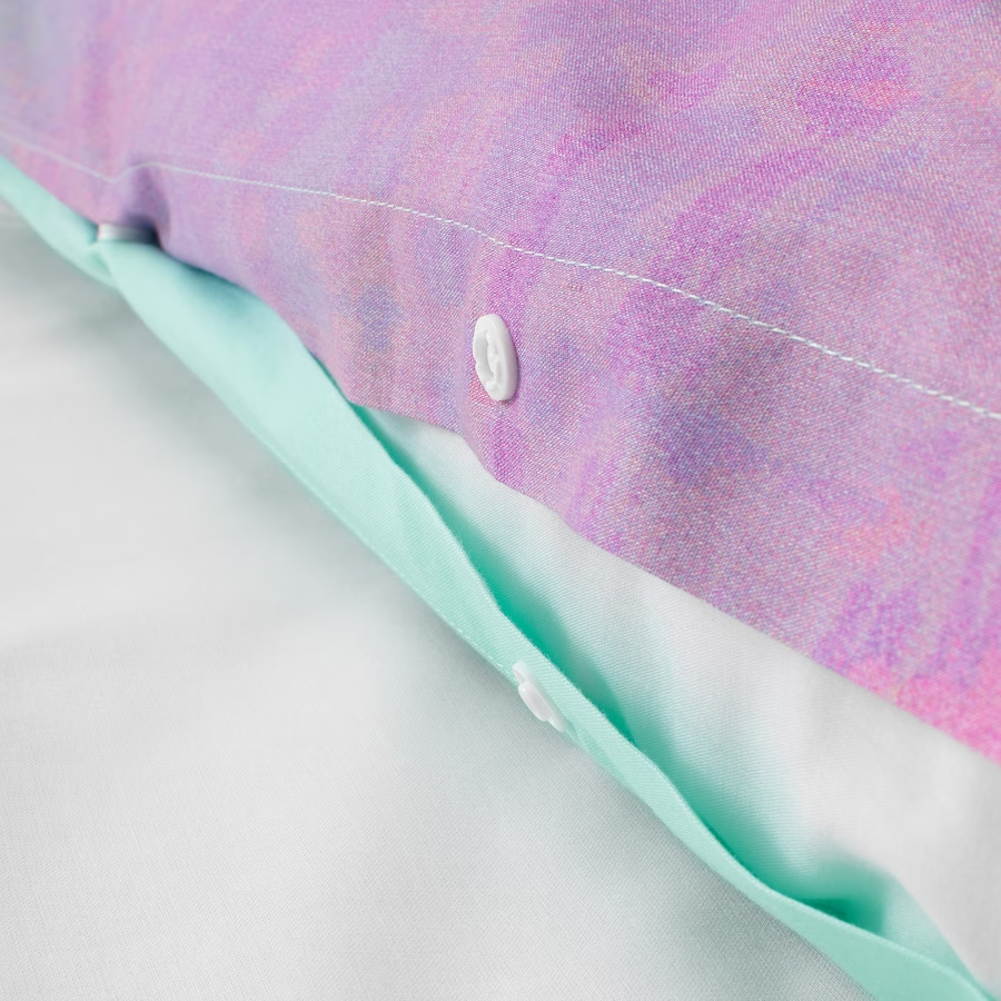 IKEA PIPSTAKRA Duvet cover and pillowcase, multicolour, 150x200/50x80 cm