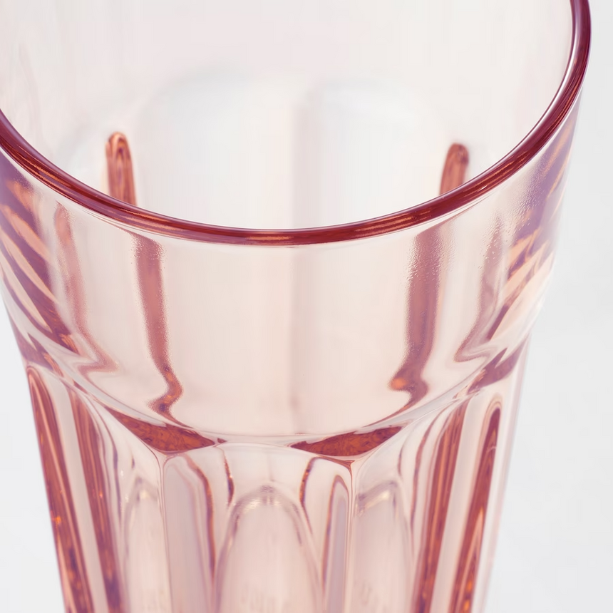 IKEA POKAL Glass, pink, 35 cl