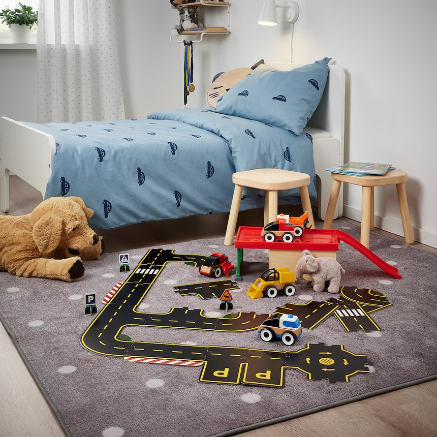 IKEA RAVUNGE 23-piece car track set