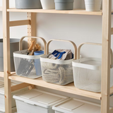 IKEA RISATORP Basket, white, 25x26x18 cm