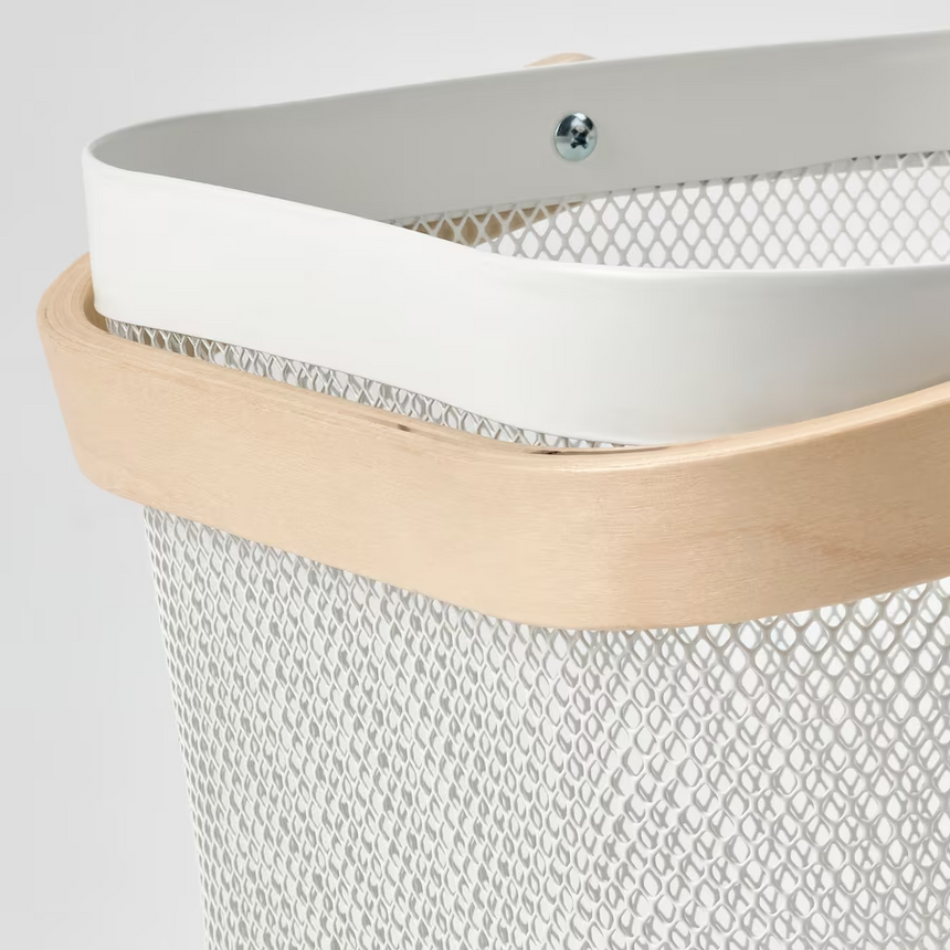 IKEA RISATORP Basket, white, 25x26x18 cm