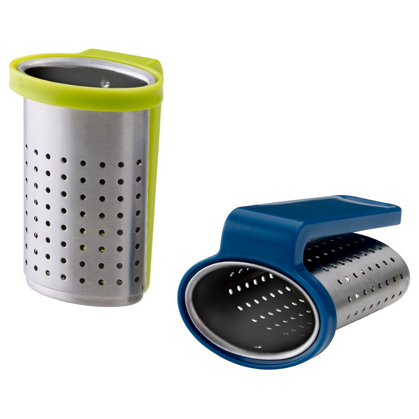 IKEA SAKKUNNIG Tea infuser, light green/blue