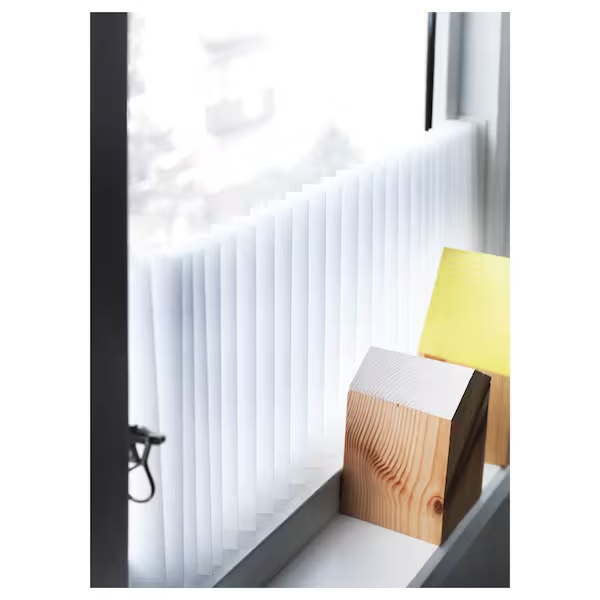 IKEA SCHOTTIS Pleated blind, white, 90x190 cm