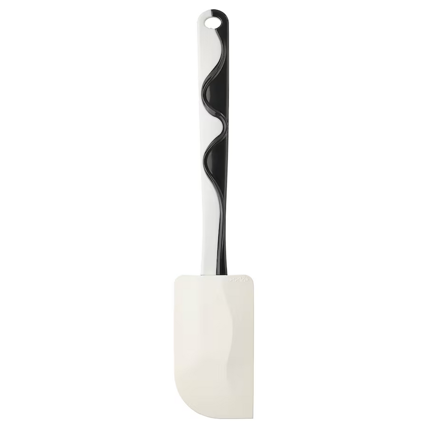 IKEA GUBBRORA Rubber spatula, black/white