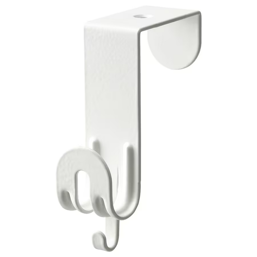 IKEA SEKINER Hook for door, white