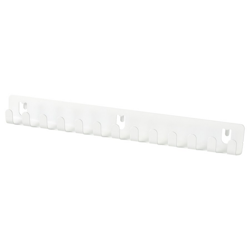 IKEA SKADIS Hook rack, white