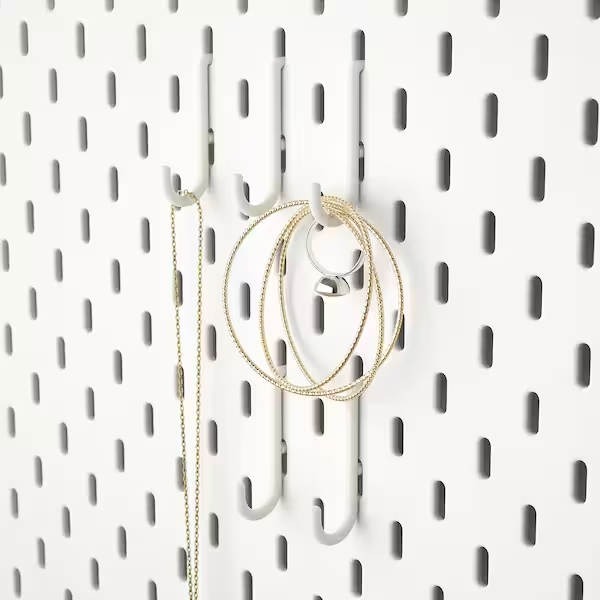 IKEA SKADIS Hook, White ( S Hook )