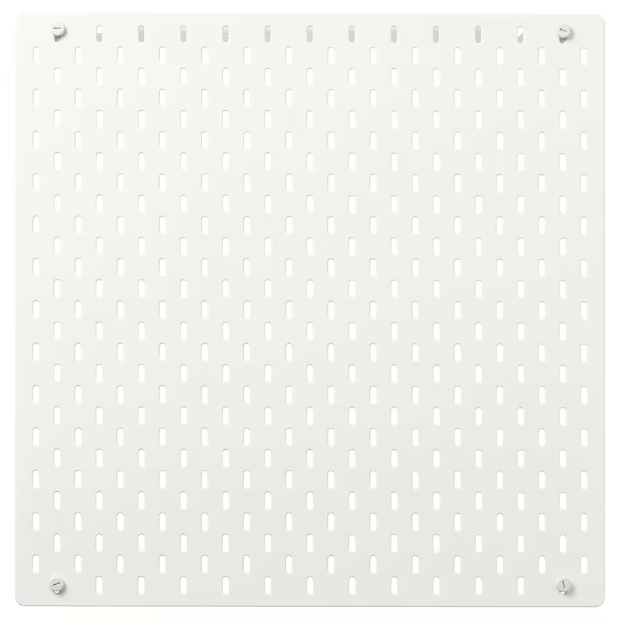 IKEA SKADIS Pegboard, white, 56x56 cm