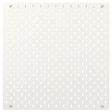 IKEA SKADIS Pegboard, white, 56x56 cm