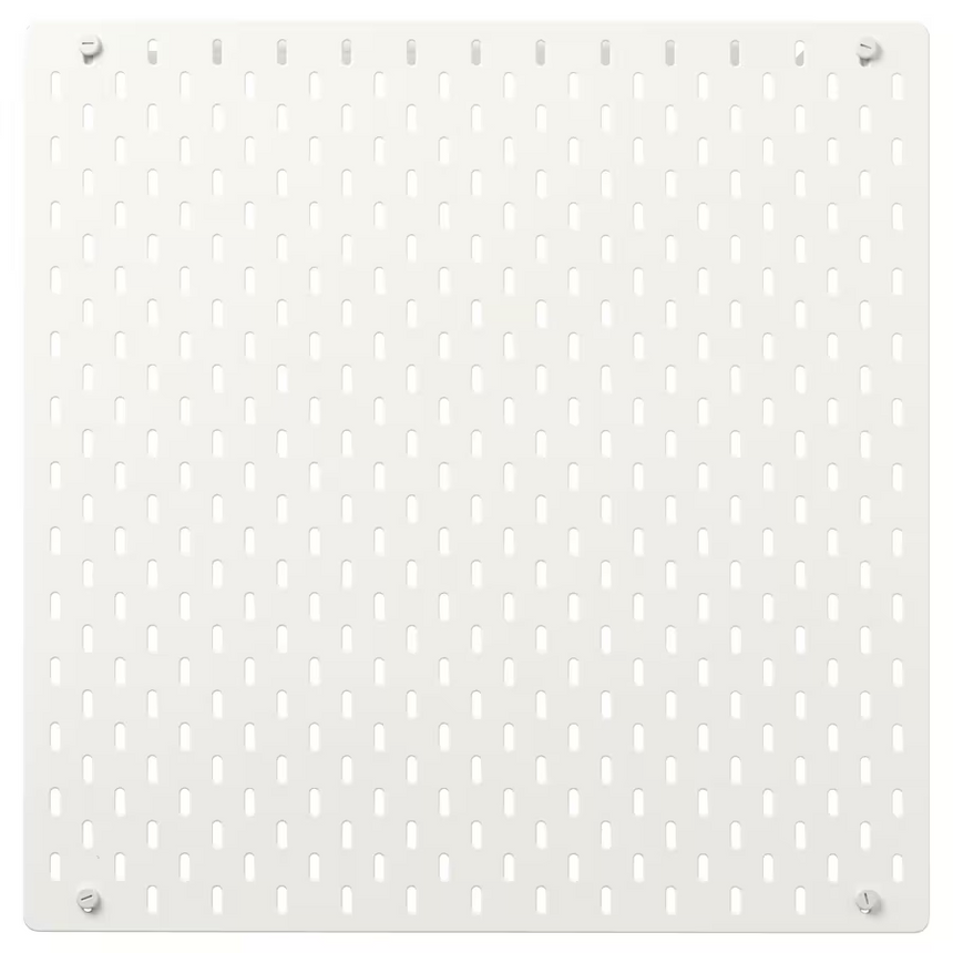 IKEA SKADIS Pegboard, white, 56x56 cm