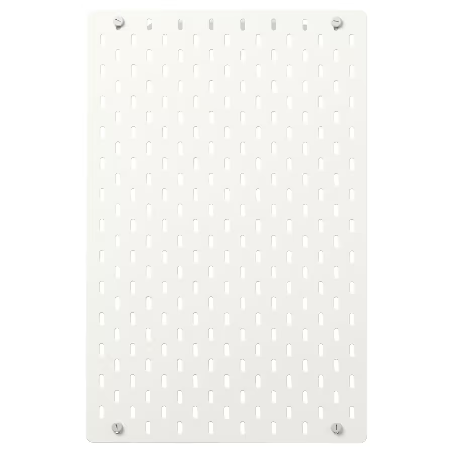 IKEA SKADIS Pegboard, white, 36x56 cm