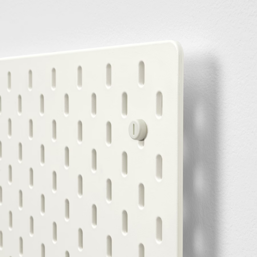 IKEA SKADIS Pegboard, white, 36x56 cm