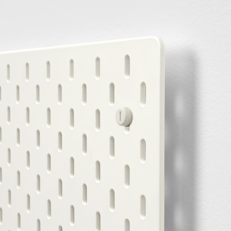IKEA SKADIS Pegboard, white, 56x56 cm